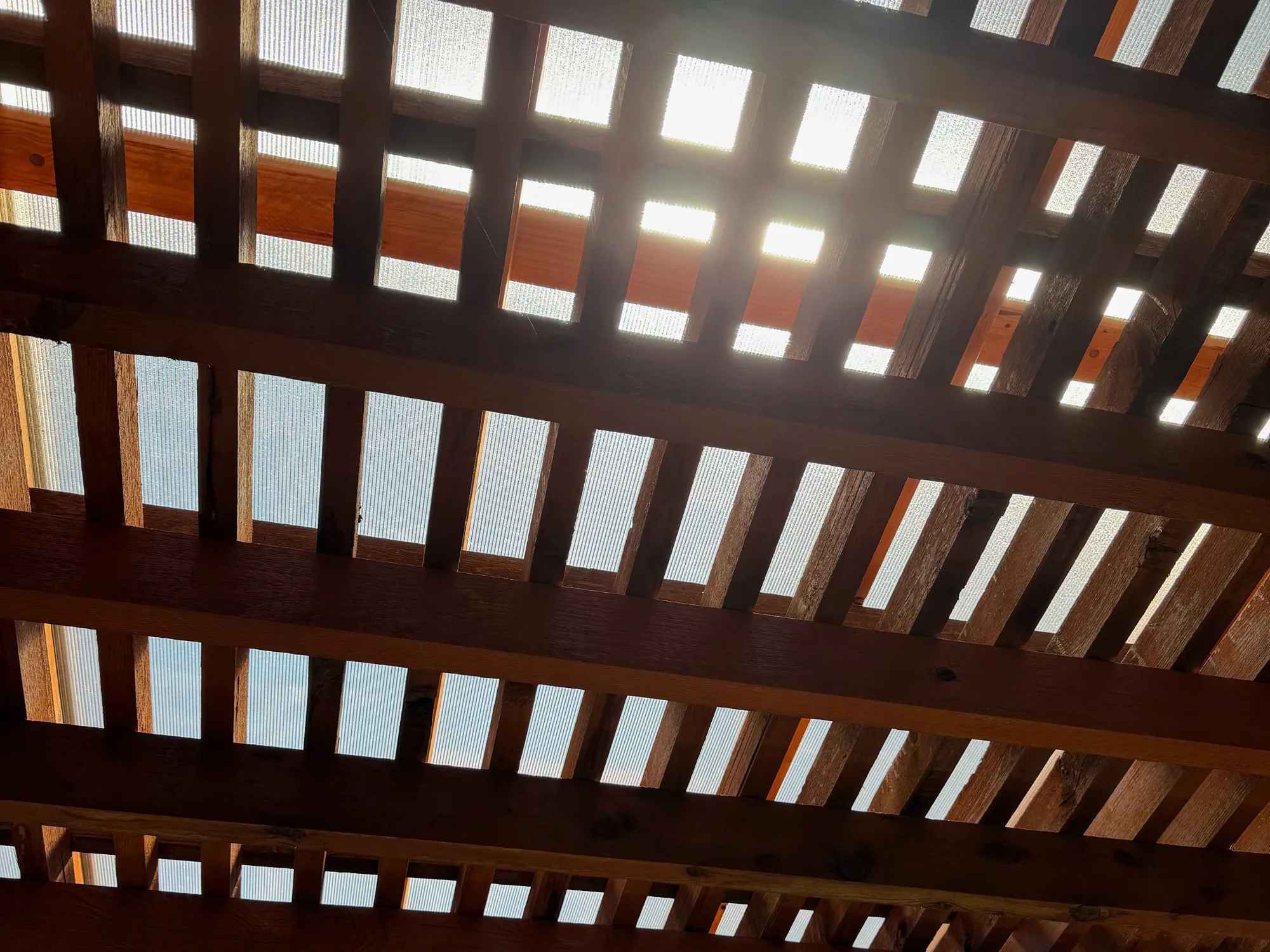 Pergola-covering products and installation