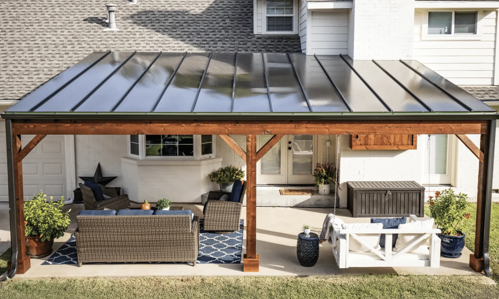 Pergola cover option 1